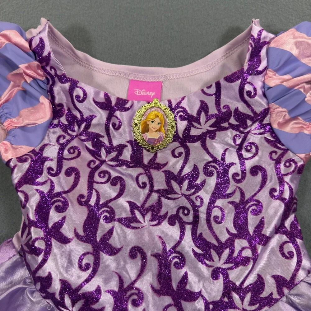 Disney Princess Dress Up Costume Bundle Belle Rapunzel Elsa Anna Girls 3-4